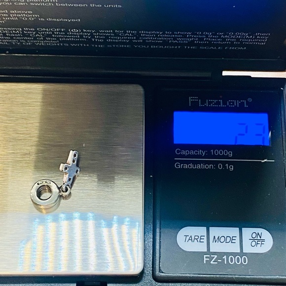 EUC Pandora 790355CZ Sterling Silver Cross Dangle w/ Clear Zirconia - RETIRED - Picture 9 of 9